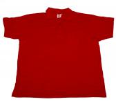 Polo-Pique with chest pocket red 