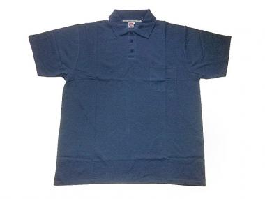 Polo-Pique with chest pocket steelgrey 
